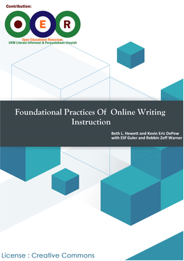 Foundational Practices of Online Writing Instruction Beth L