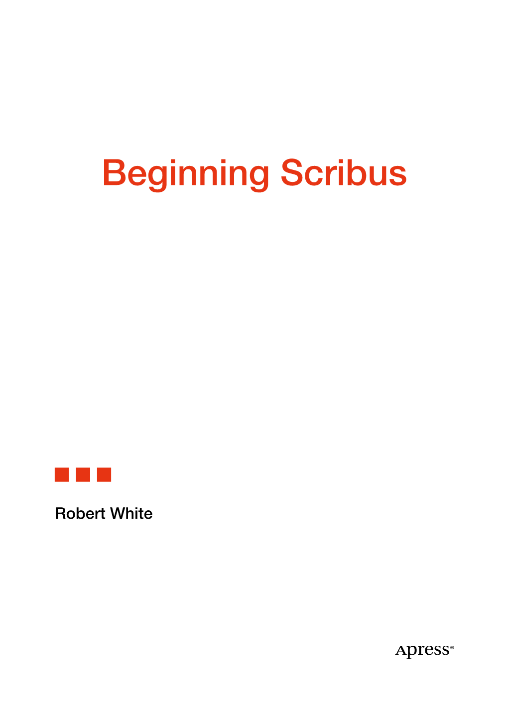 Beginning Scribus