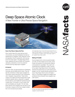 Deep Space Atomic Clock a New Frontier in Ultra-Precise Space Navigation