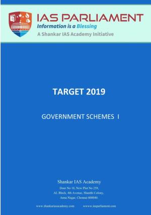 Target 2019 Government Sche