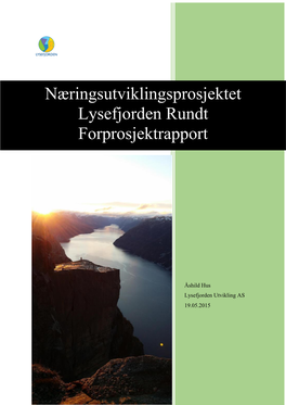 Forprosjekt Lysefjorden Rundt