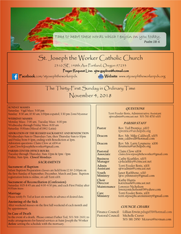 St. Joseph the Worker Catholic Church