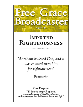 Imputed Righteousness (FGB #191)