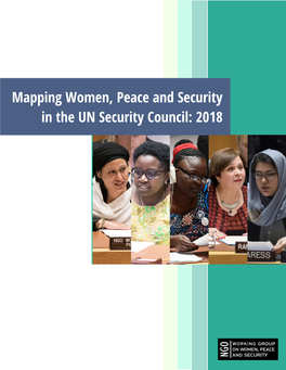 Mapping Women, Peace and Security in the UN Security Council: 2018 Contents