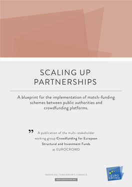 Scaling up Partnerships