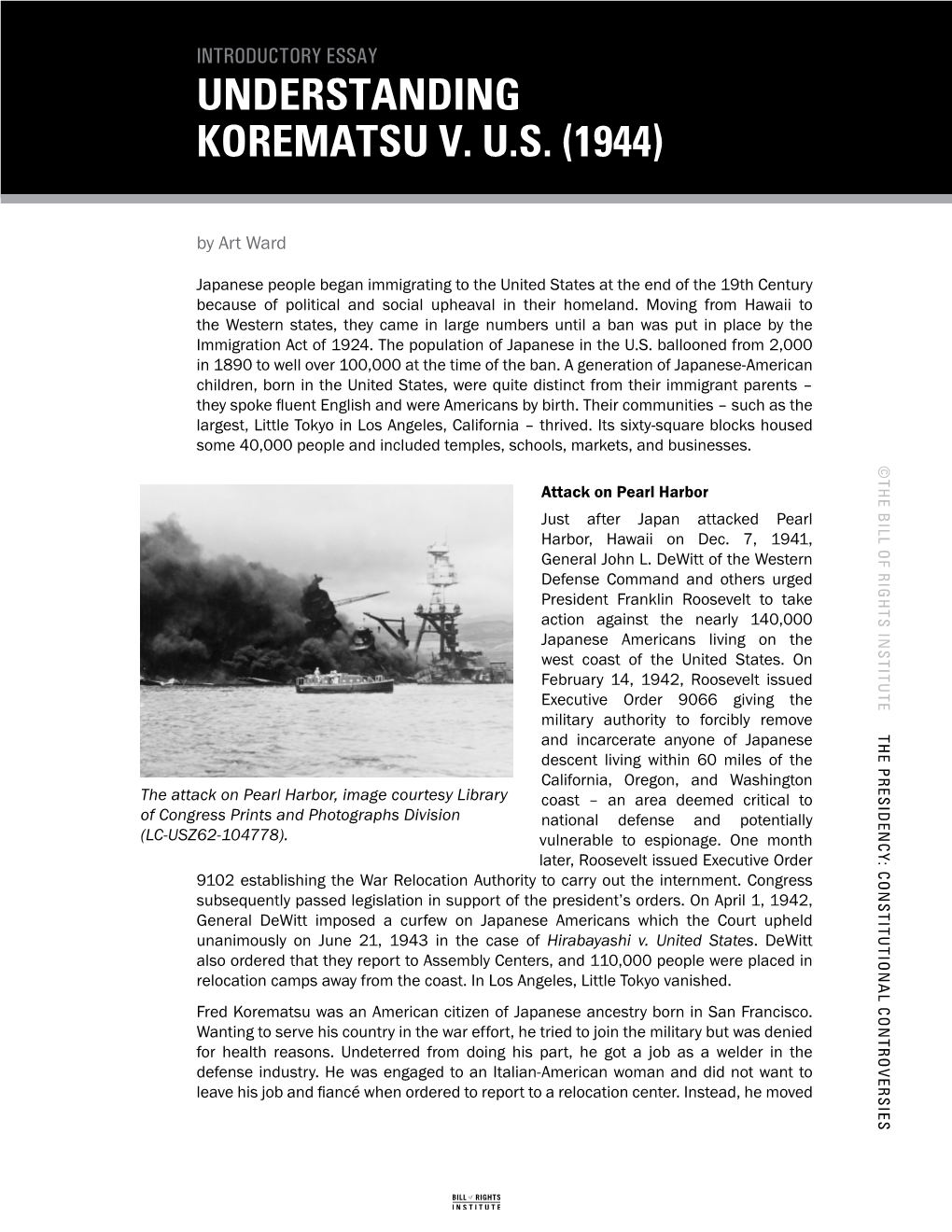 Understanding Korematsu