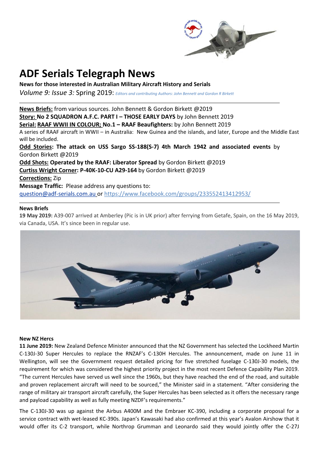 ADF Serials Telegraph News