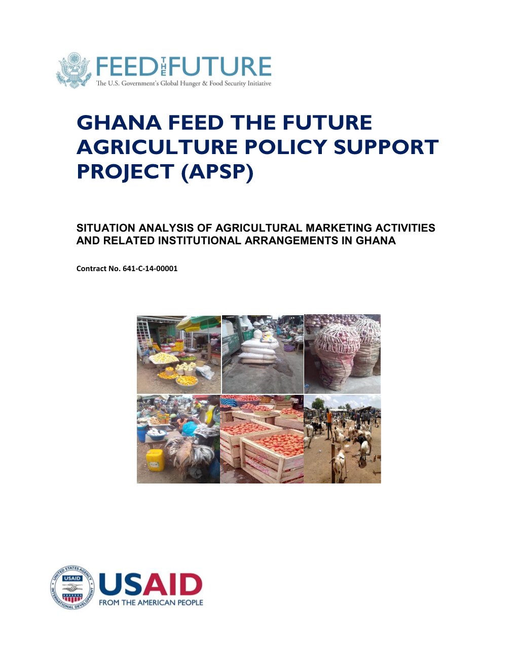 Ghana Feed the Future Agriculture Policy Support Project (Apsp)