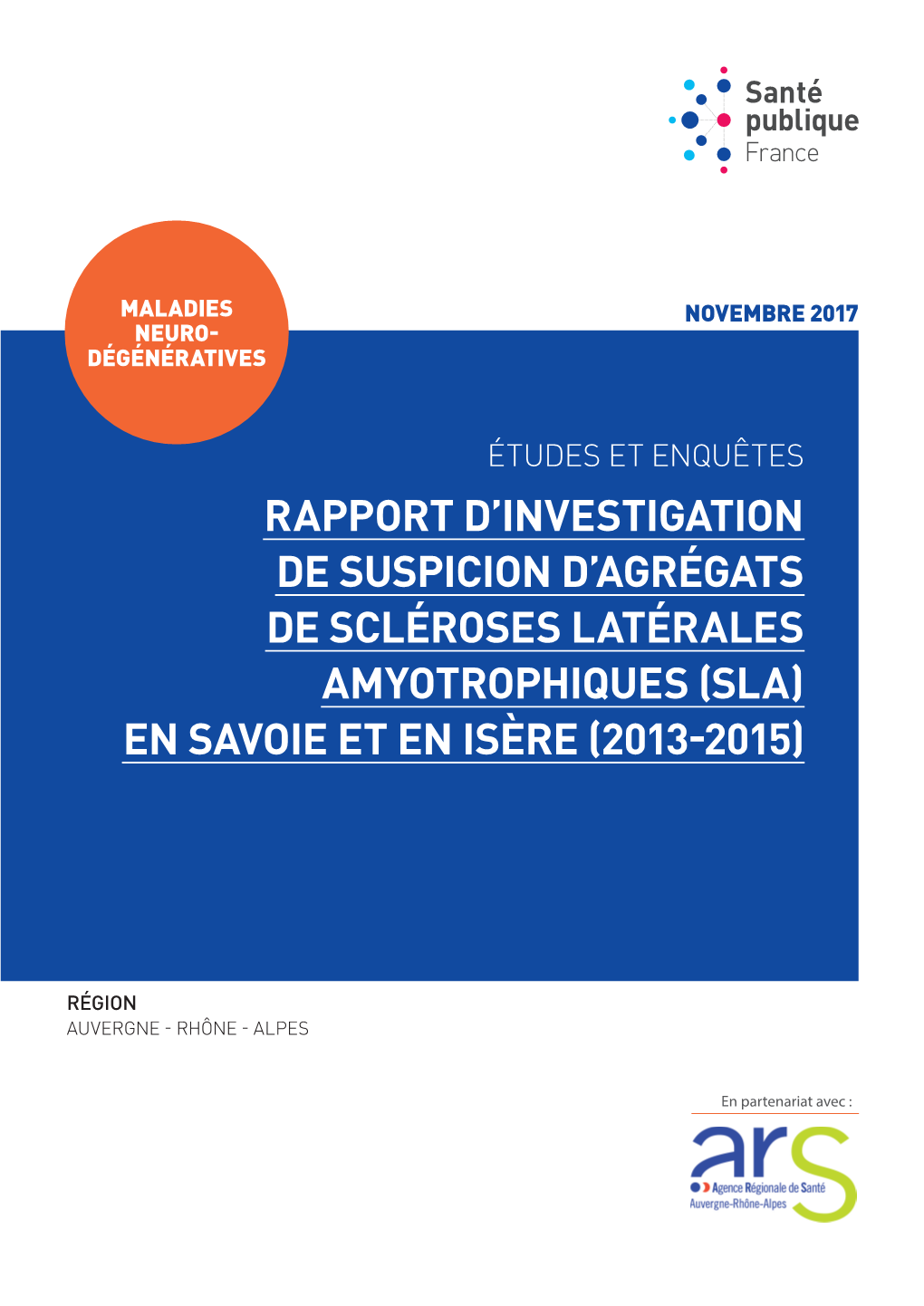 Sla) En Savoie Et En Isère (2013-2015