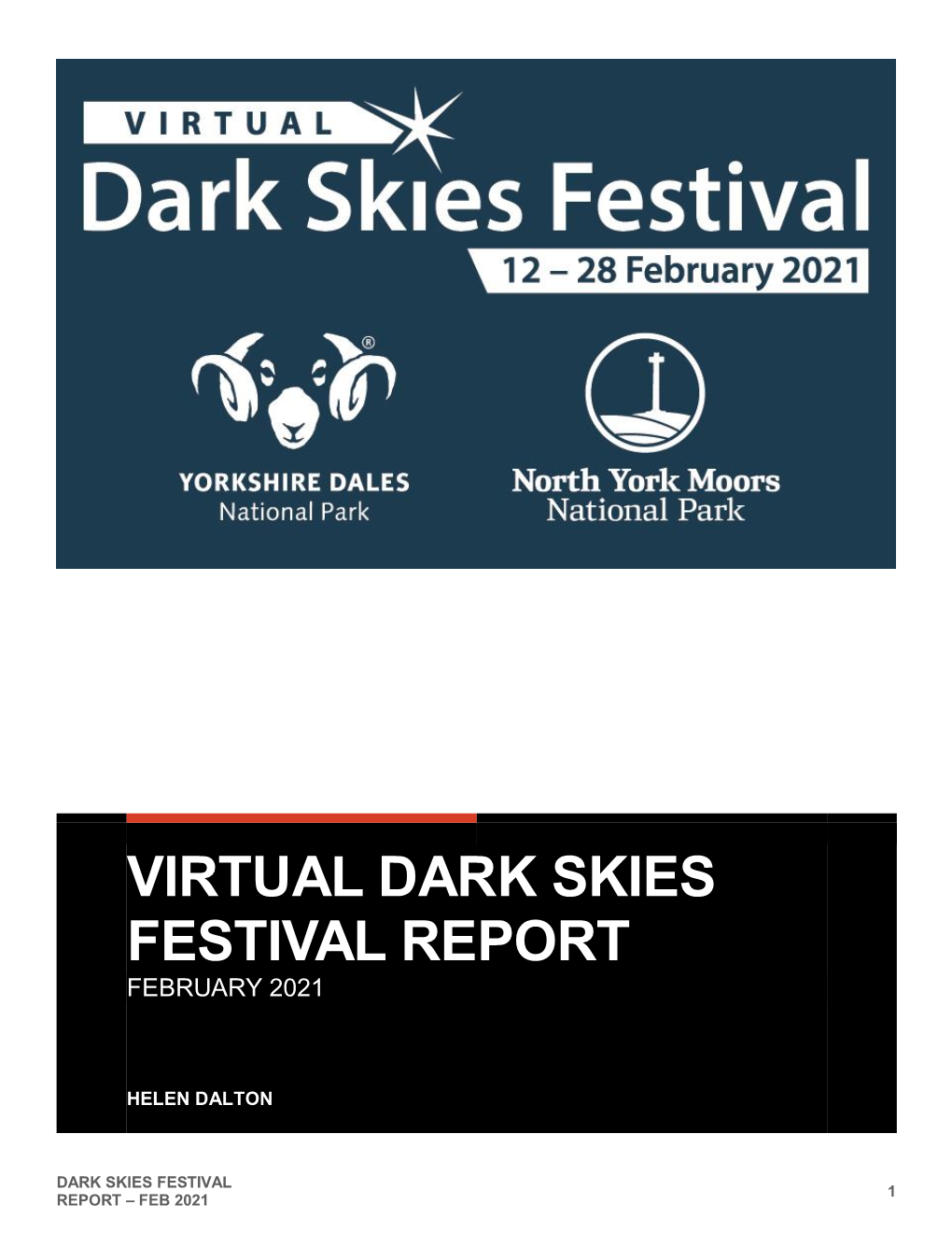 Virtual Dark Skies Festival Report February 2021