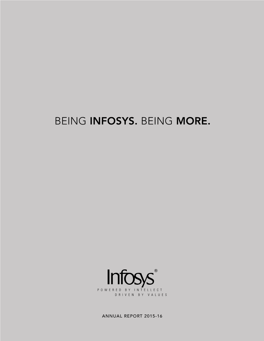 Infosys Annual Report 2015-16