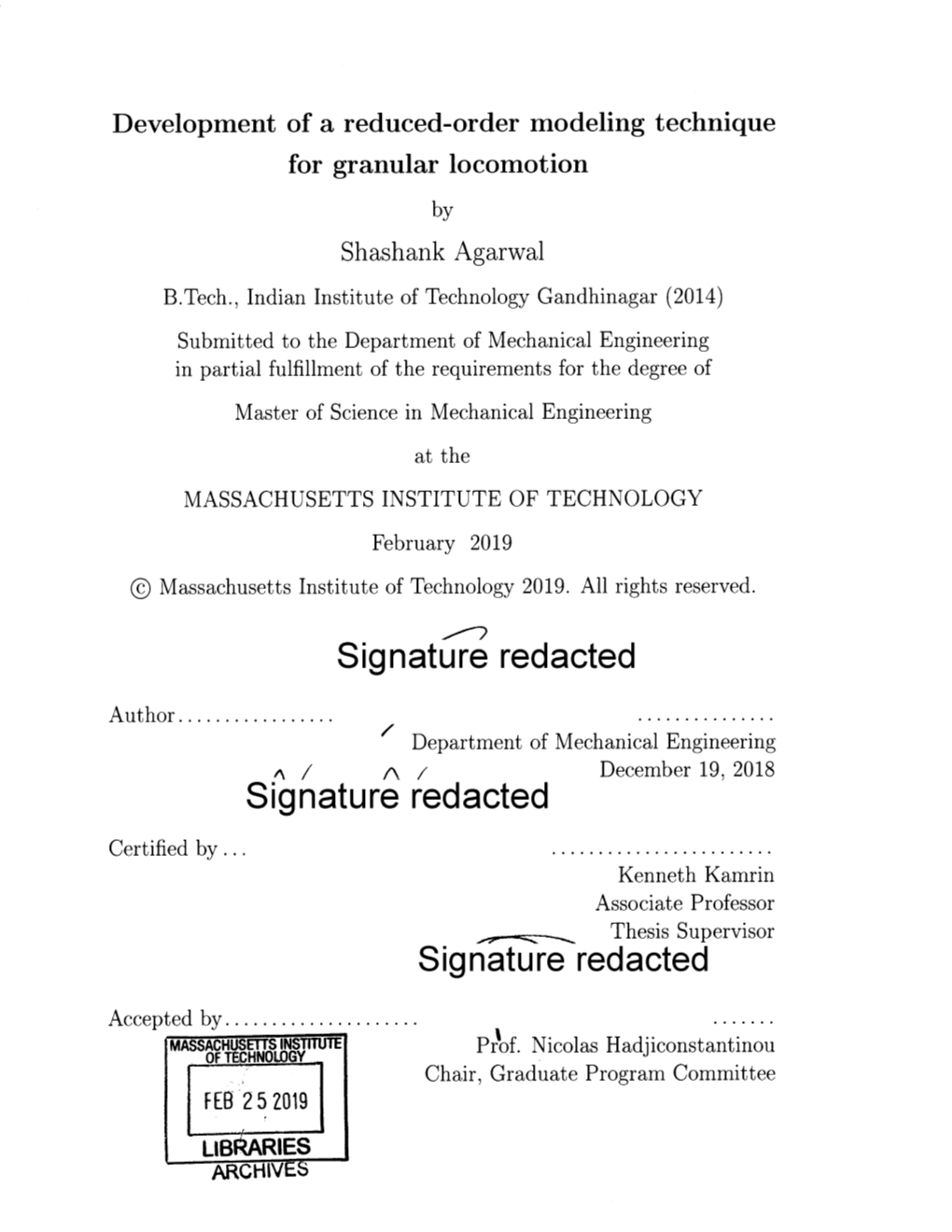 4.2 Resistive Force Theory Based Locomotion