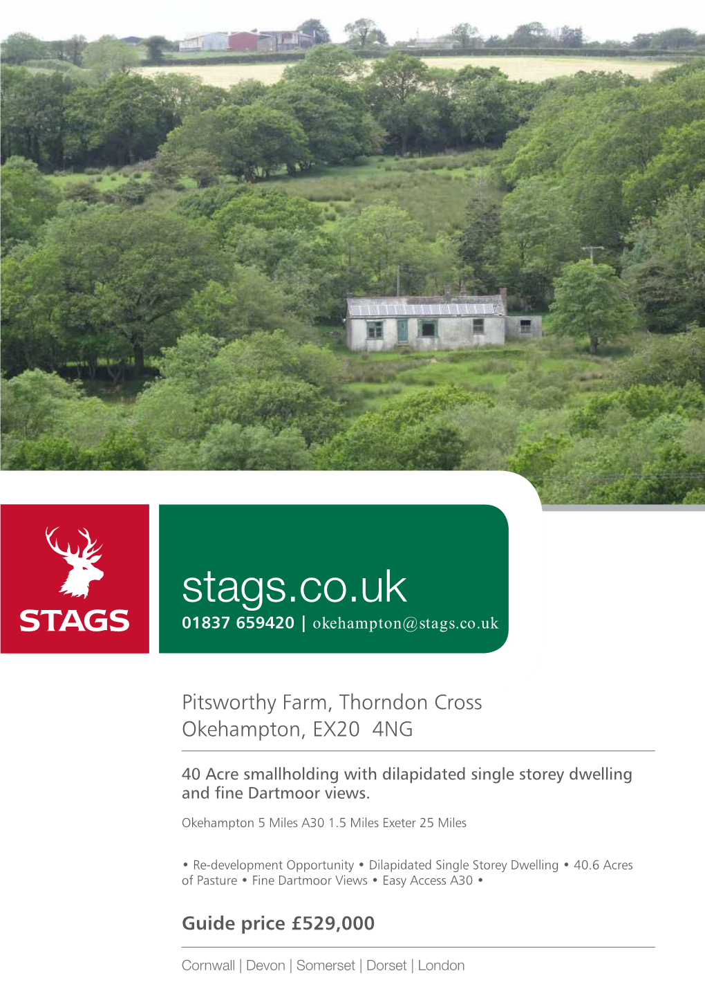 Stags.Co.Uk 01837 659420 | Okehampton@Stags.Co.Uk