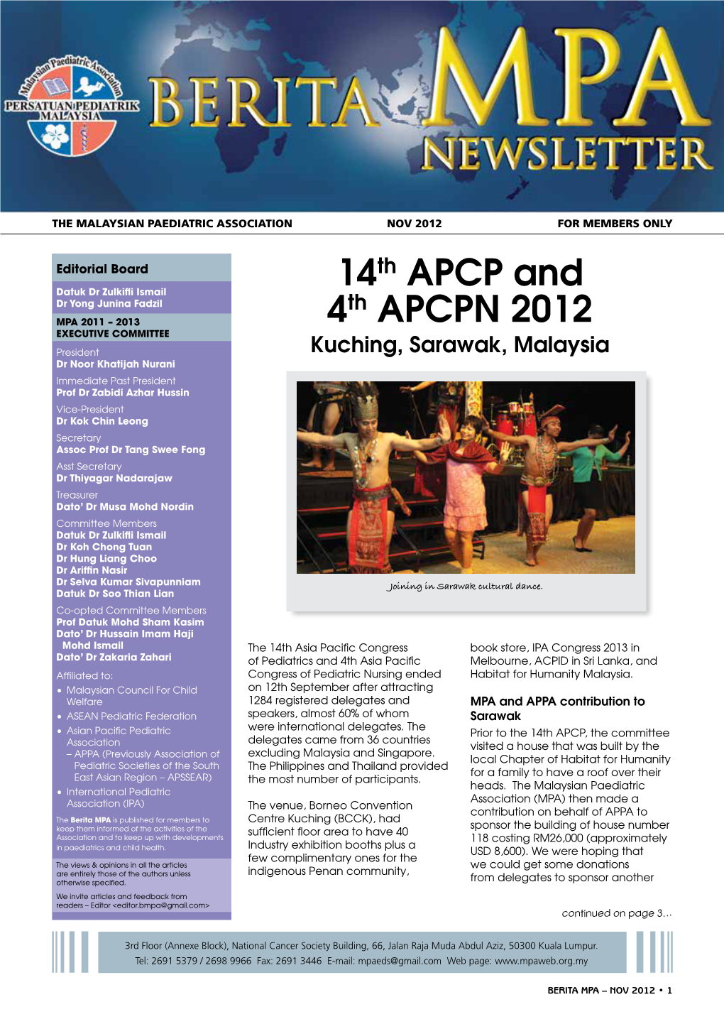 14Th APCP and 4Th APCPN 2012