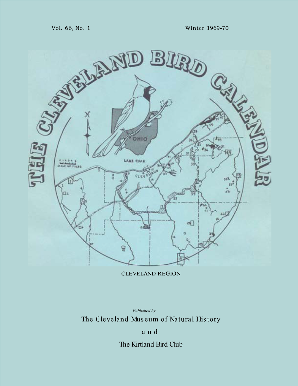 Cleveland Bird Calendar Vol066