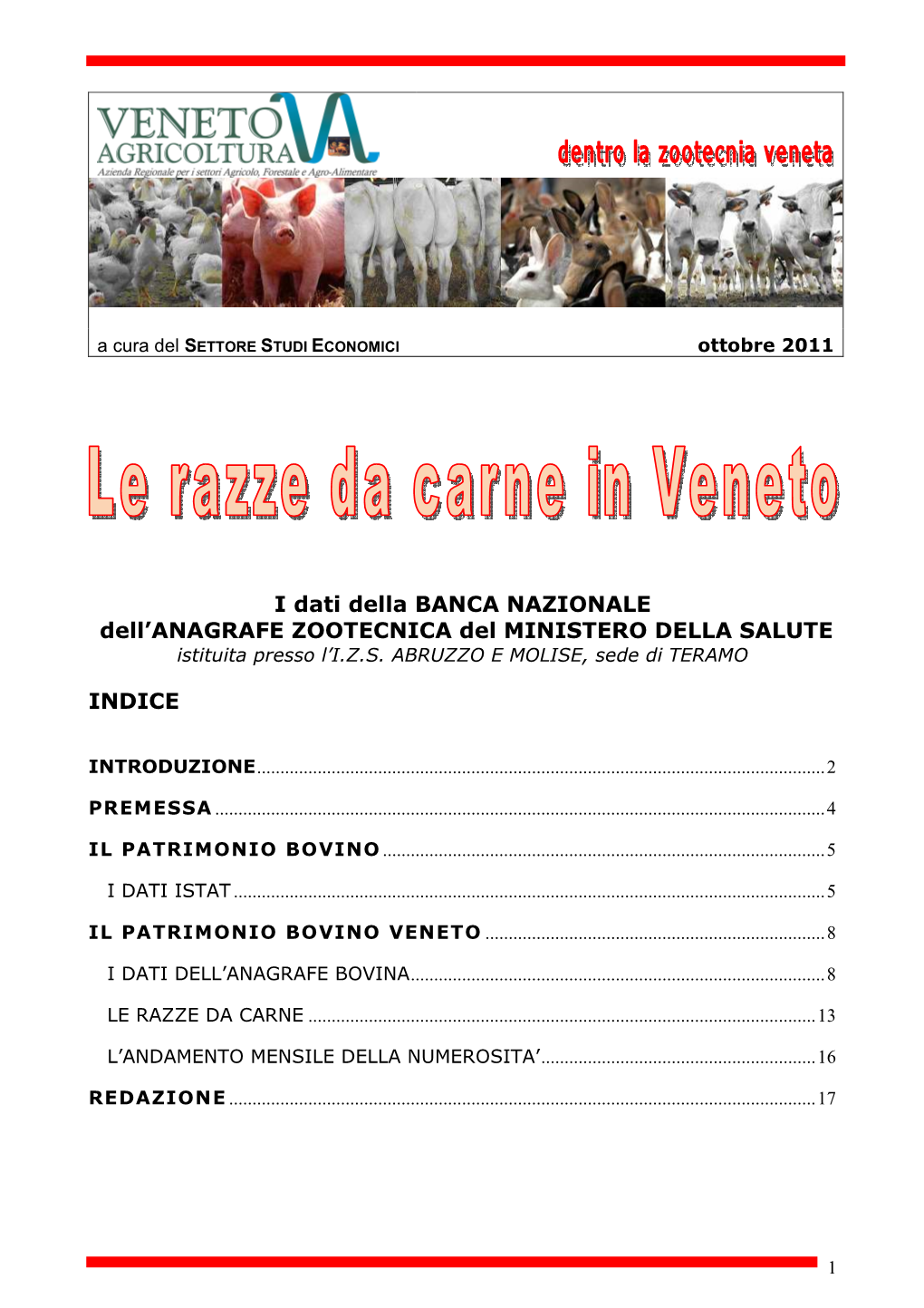 Le Razze Di Bovini Da Carne in Veneto