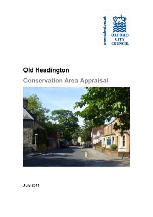 Old Headington Conservation Area Appraisal