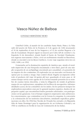 Vasco Núñez De Balboa