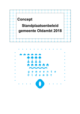Concept Standplaatsenbeleid Gemeente Oldambt 2018