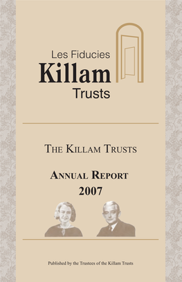 The Killam Trusts Annual Report 2007