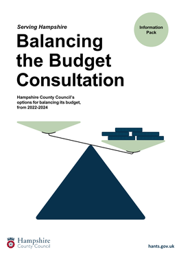 Balancing the Budget Consultation
