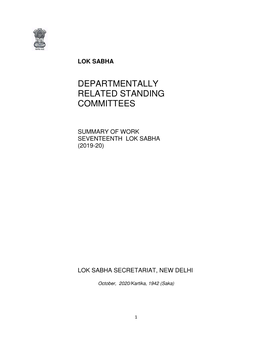 Departmentally Related Standing Committees