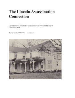 The Lincoln Assassination Connection