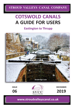 COTSWOLD CANALS a GUIDE for USERS Eastington to Thrupp