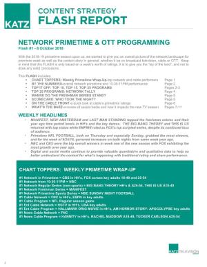 Network Primetime & Ott Programming