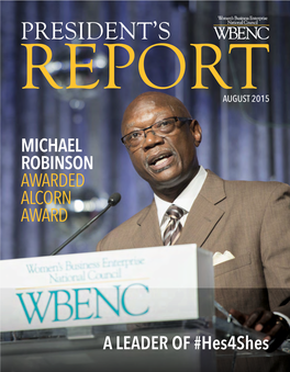 WBENC August 2015 President's Report