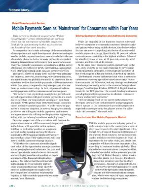 Mobile Payments Seen As 'Mainstream' for Consumers Within Four