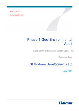 Phase 1 Geo-Environmental Audit
