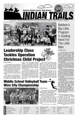 Leadership Class Tackles Operation Christmas Child Project