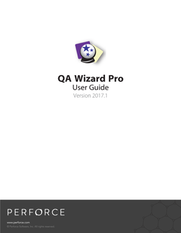 QA Wizard Pro User Guide V2017.1