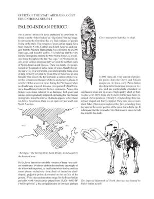 Paleo-Indian Period