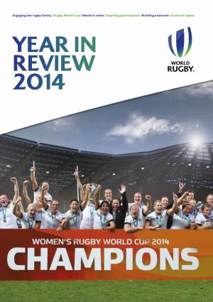World Rugby Year in Review 2014