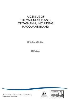 2019 Census of the Vascular Plants of Tasmania