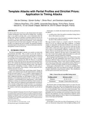 Application to Timing Attacks