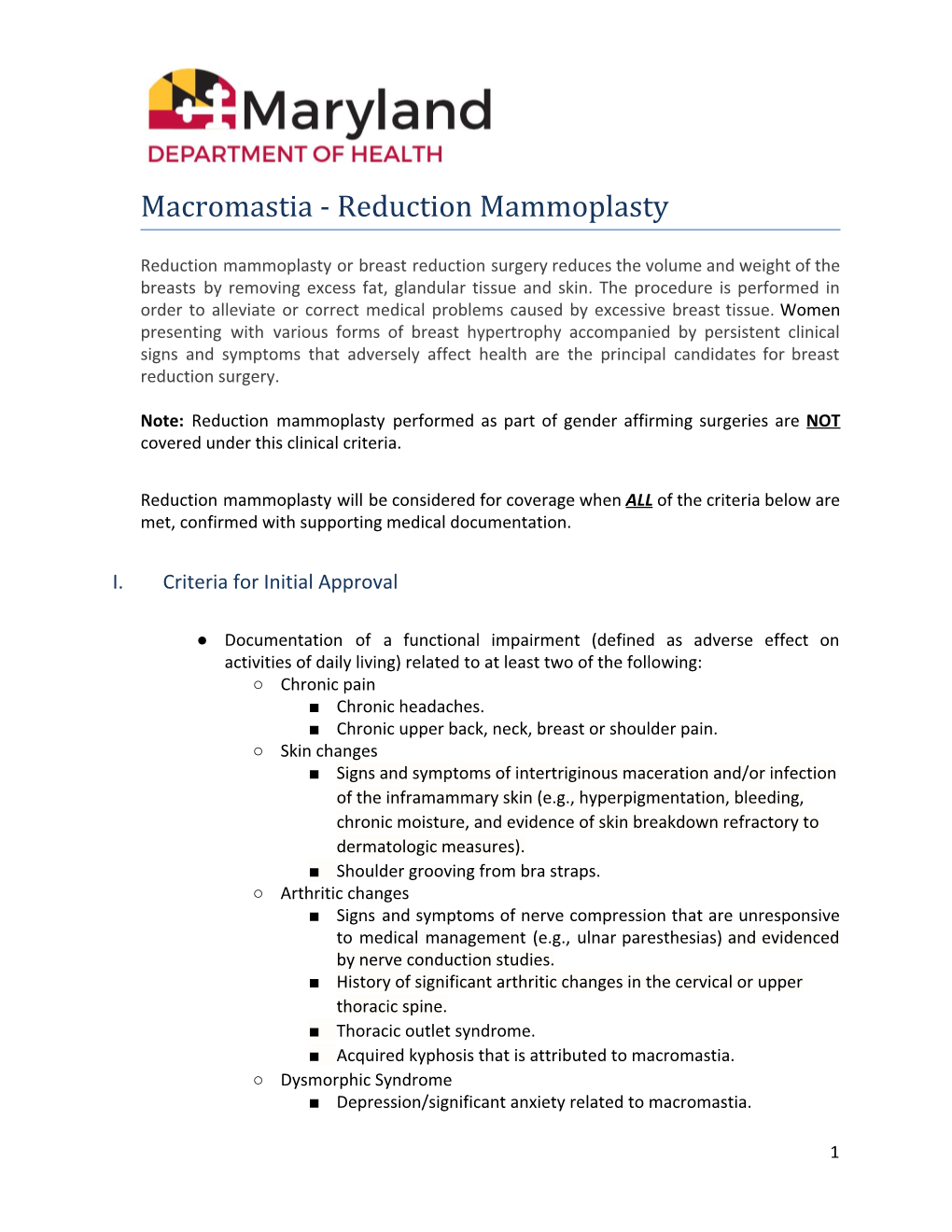 Macromastia - Reduction Mammoplasty