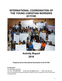 Activity Report 2018