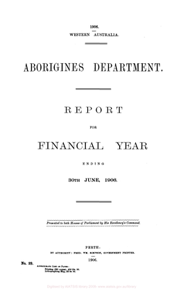 Aborigines Department