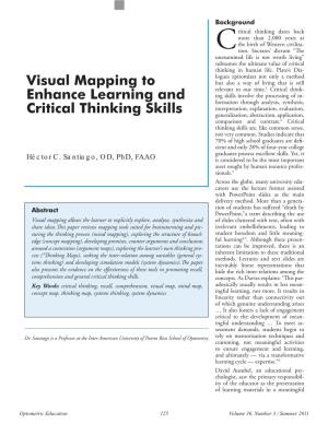 Visual Mapping to Enhance Learning and Critical Thinking Skills