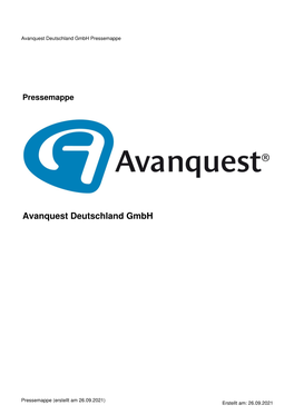 Avanquest Deutschland Gmbh Pressemappe