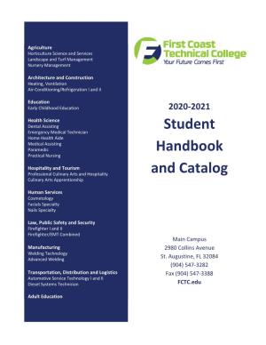 2020-2021 Student Handbook and Catalog