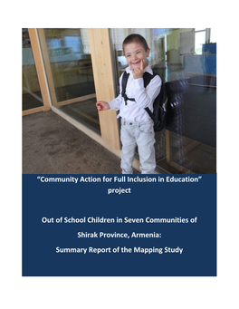 “Community Action for Full Inclusion in Education” Project out of School