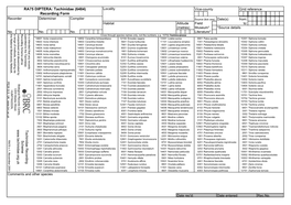 Tachinidae (6484) Recording Form