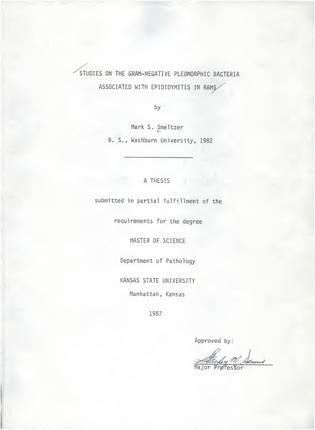 Studies on the Gram-Negative Pleomorphic Bacteria Associated