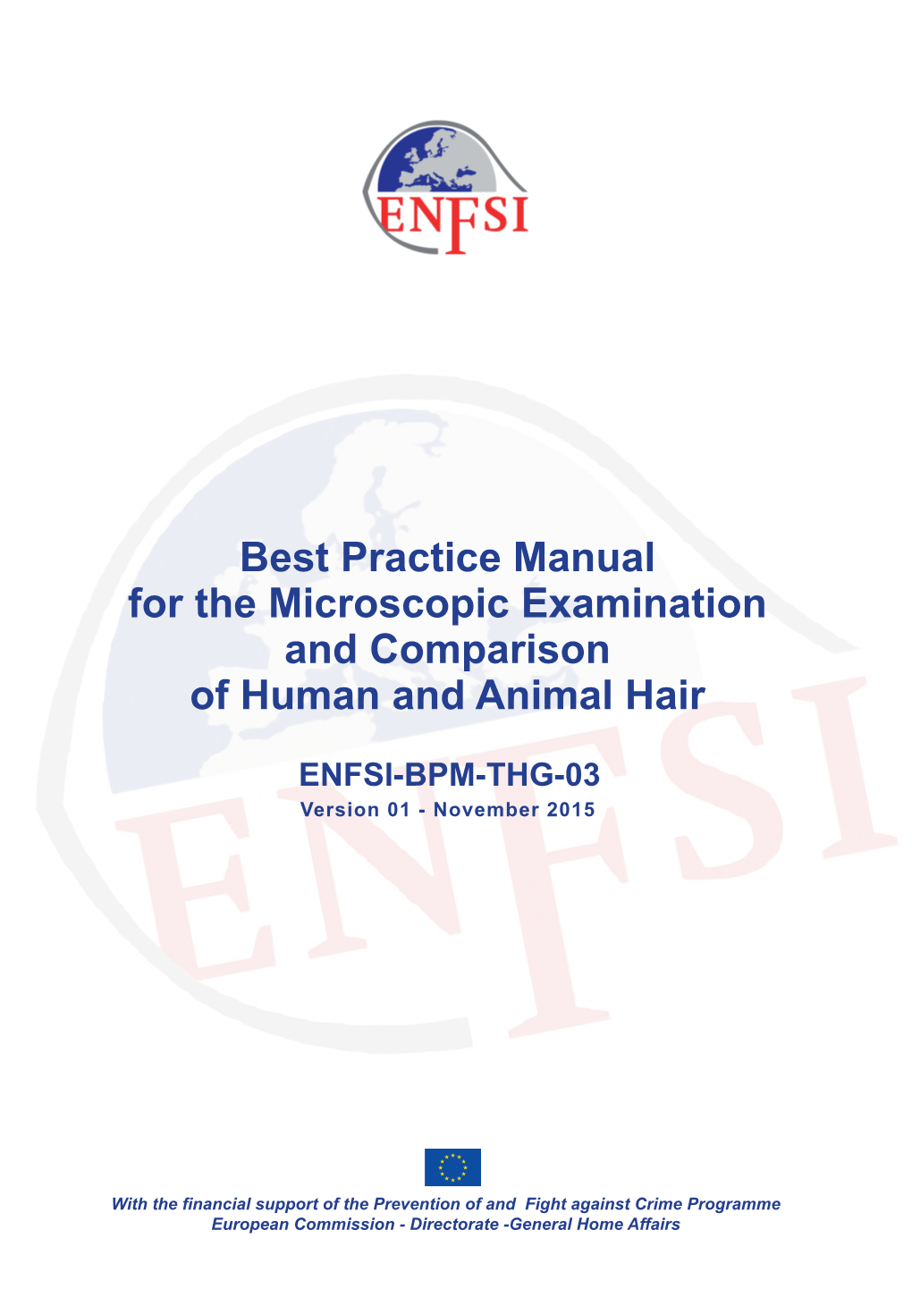 Best Practice Manual for the Microscopic Examination of Human