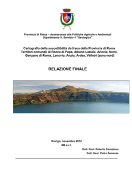 Relazione Finale