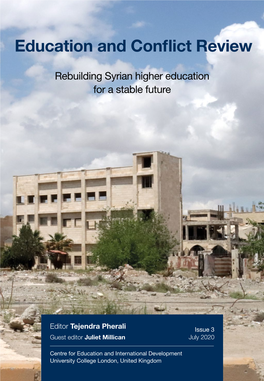 Education and Conflict Review 2020